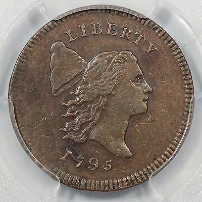 1795 C-5a PCGS XF 40 Plain Edge, No Pole Liberty Cap Half Cent Coin 1/2c - Fresh Stock Dated December 2025