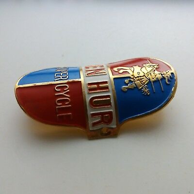 BEN HUR SUPER CYCLE Head Badge Emblem For Ben Hur Vintage Bike NOS - Fresh Stock Dated December 2025