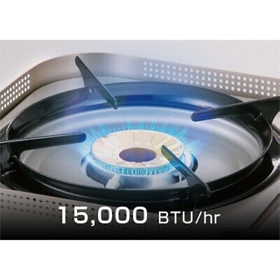 Iwatani High Powered Portable Butane Stove in Silver 15000 BTU/hr - Fresh Stock Dated December 2025