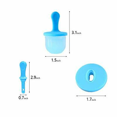 Mini Silicone Popsicle Molds, 7-cavity DIY Ice Pop Mold With light-purple - Fresh Stock Dated February 2026