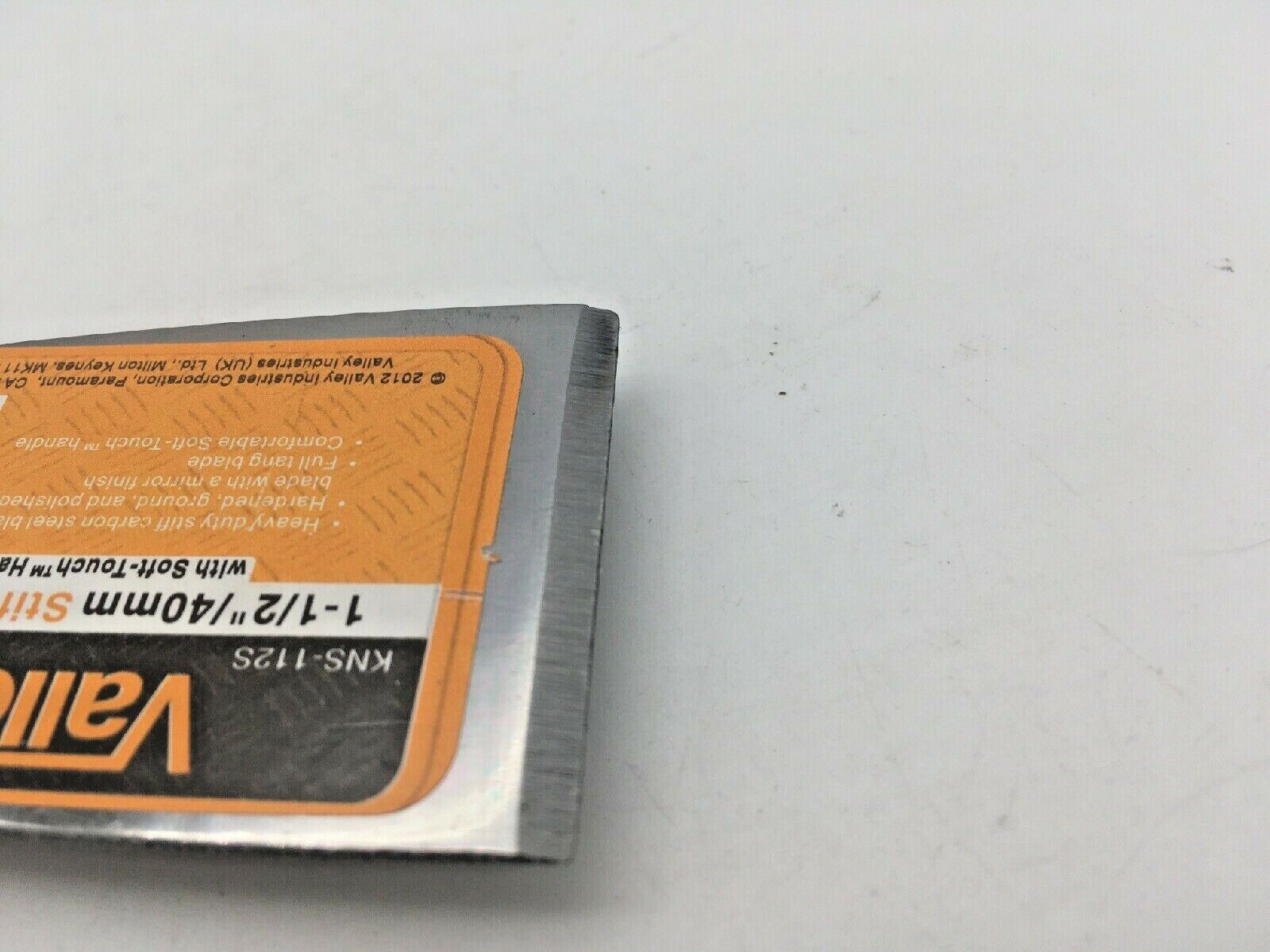 1 1/2” Stiff Scraper Putty Knife Soft-Touch Plastic Handle - Fresh Stock Dated February 2026