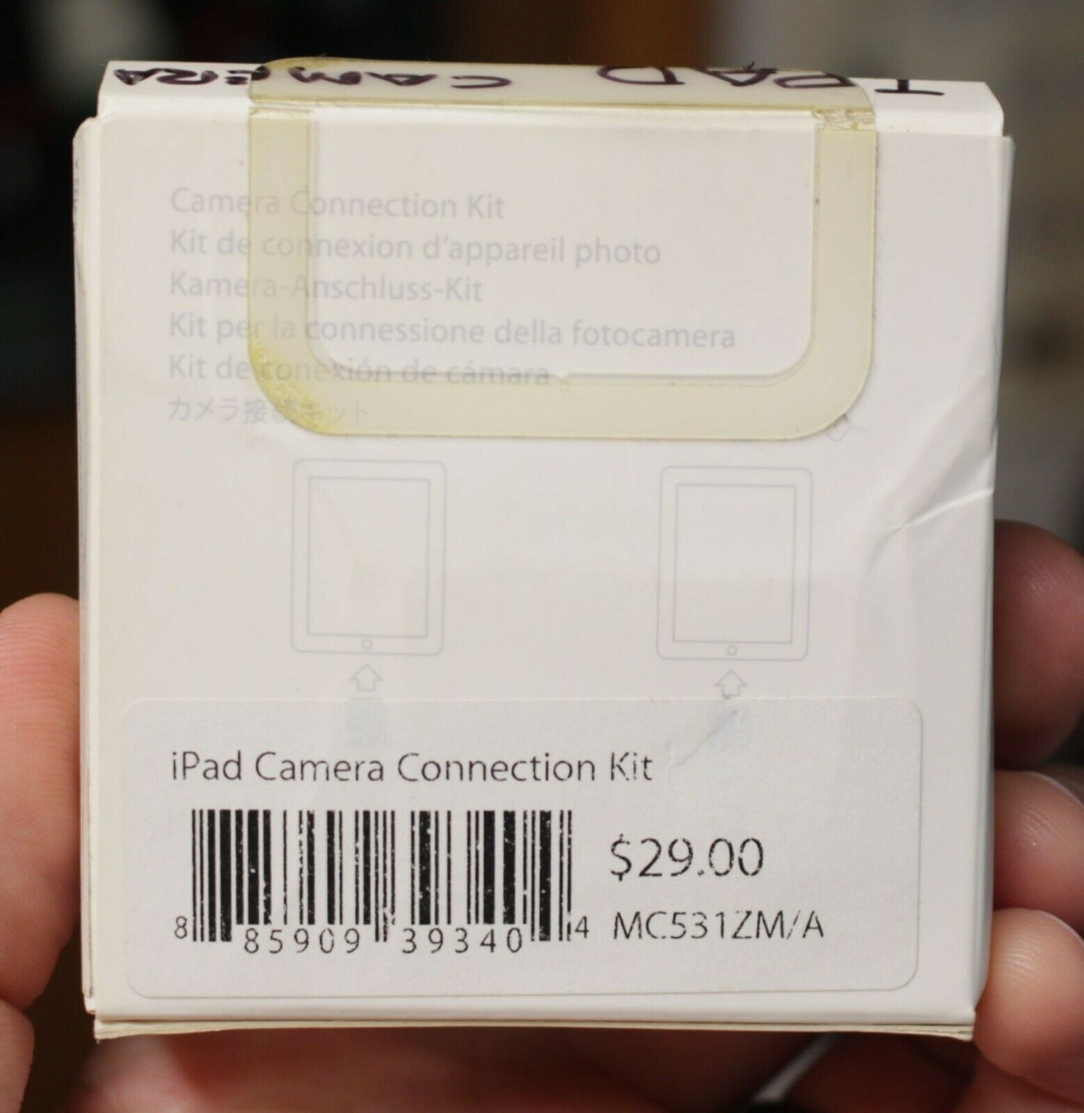 Genuine Apple iPad Camera Connection Kit MC531ZM/A (A1362 & A1358) - Fresh Stock Dated February 2026
