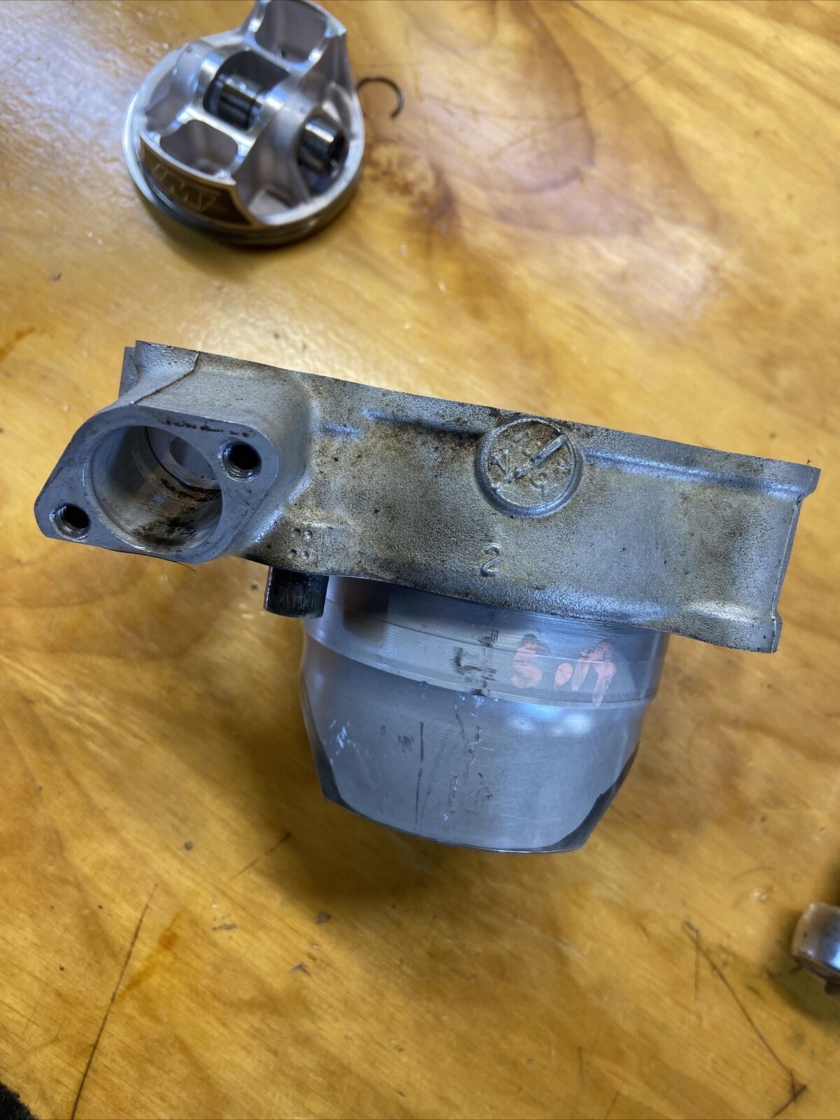 2012 Kawasaki KX250F Cylinder Jug Barrel & Piston OEM - Fresh Stock Dated February 2026