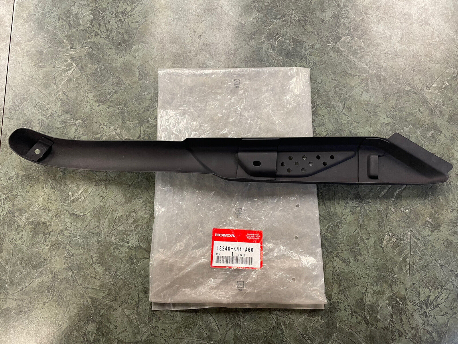 Genuine Honda XR80R XR100R CRF80R CRF100F Exhaust Heat Shield OEM 18240-GFW-305 - Fresh Stock Dated February 2026