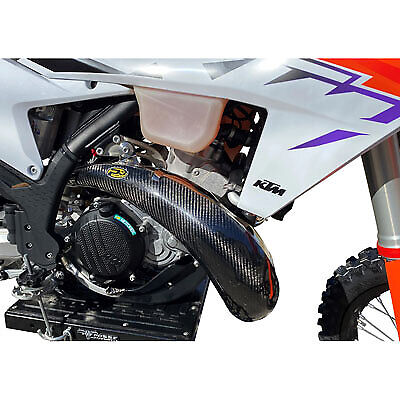 P3 Carbon MAXCoverage Pipe Guard Stock Fits KTM HUSQVARNA GAS GAS 250 300 101081 - Fresh Stock Dated February 2026