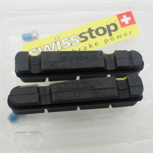 New! SwissStop Flash Pro Carbon Bicycle Brake Pads for Shimano/Sram Black - Fresh Stock Dated February 2026