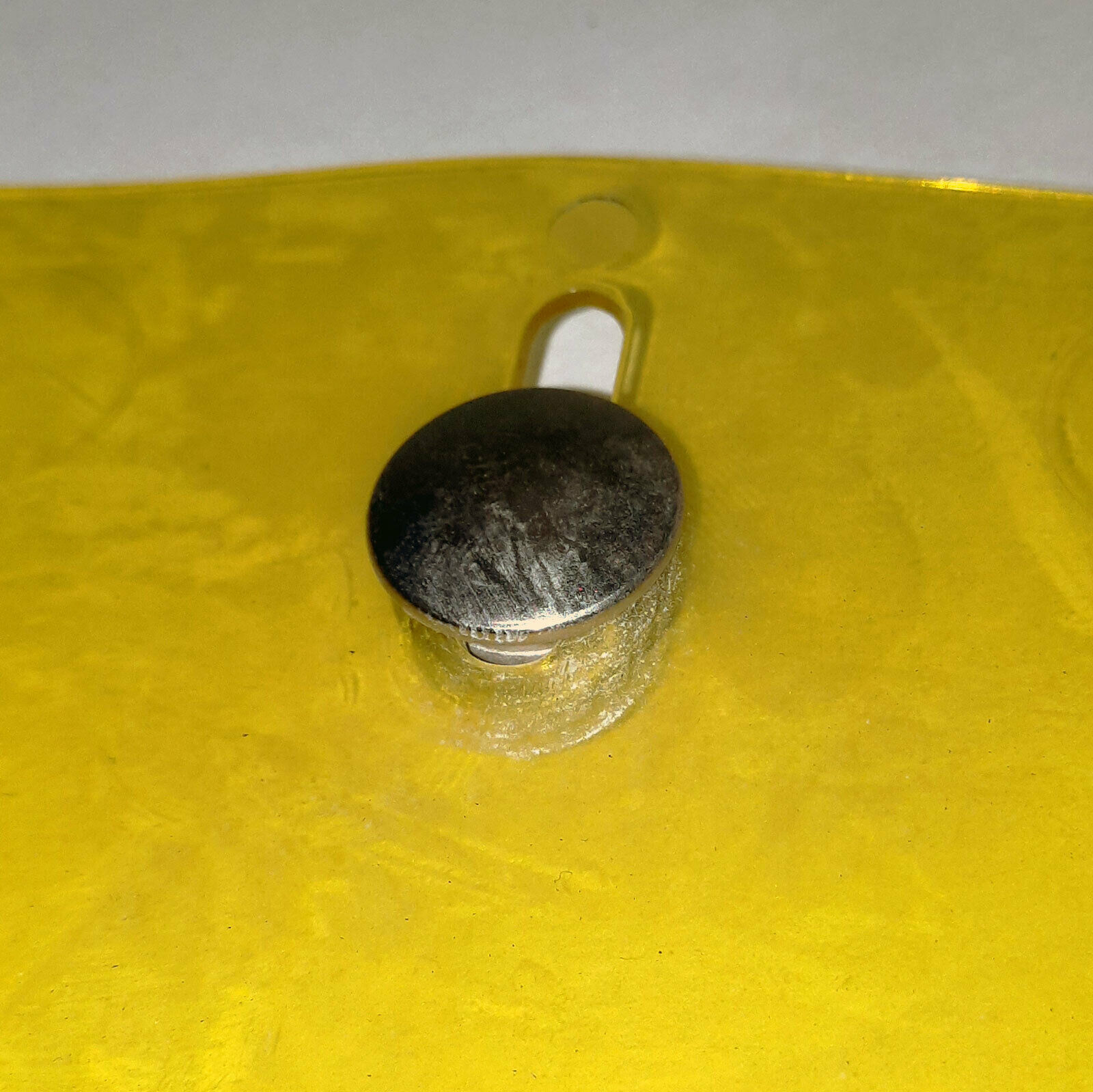 Vintage NOS Gran Prix FFS-3 Z87.1 Yellow Tint Face Shield for Helmet Made in USA - Fresh Stock Dated December 2025