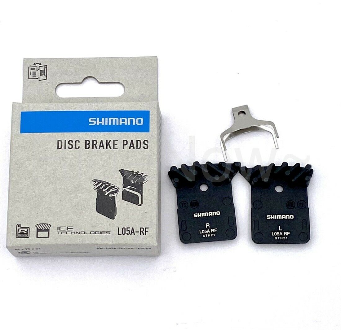 Shimano L05A Bike Disc Brake Resin Pads w/Fin fit R9170,R8070,RS805,RS505 New - Fresh Stock Dated February 2026