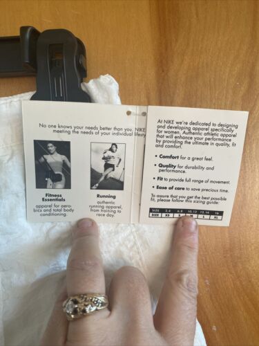 Vintage NIKE Nylon Tennis Skirt 80s 90s White Pleated Skirt Deadstock NWT NOS 10 - Fresh Stock Dated March 2026