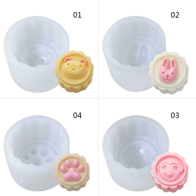 Ice Cream Silicone Mooncake Mold DIY Family Convenience Store Animal Shaped Mold - Fresh Stock Dated December 2025