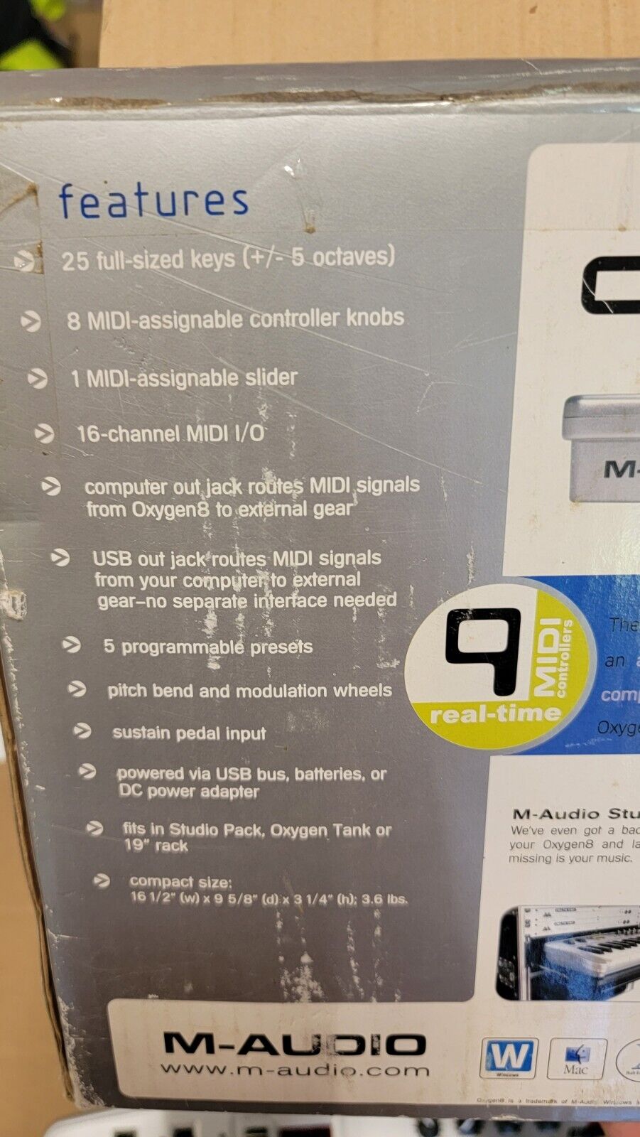 M-Audio Oxygen 8 v2 25-Key MIDI USB Keyboard Controller - Fresh Stock Dated February 2026