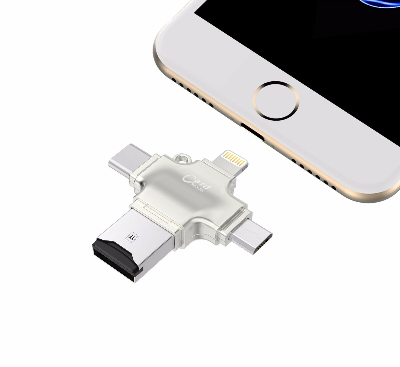 Micro SD TF USB Type C Android OTG Memory Card Reader i Flash Drive UP to 128GB - Fresh Stock Dated February 2026