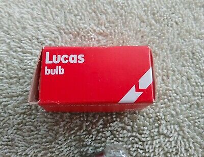 NOS LUCAS Mini Screw In Dash Gauge Lamp Bulb 12v 2.2w ~ Smith Triumph Norton BSA - Fresh Stock Dated February 2026