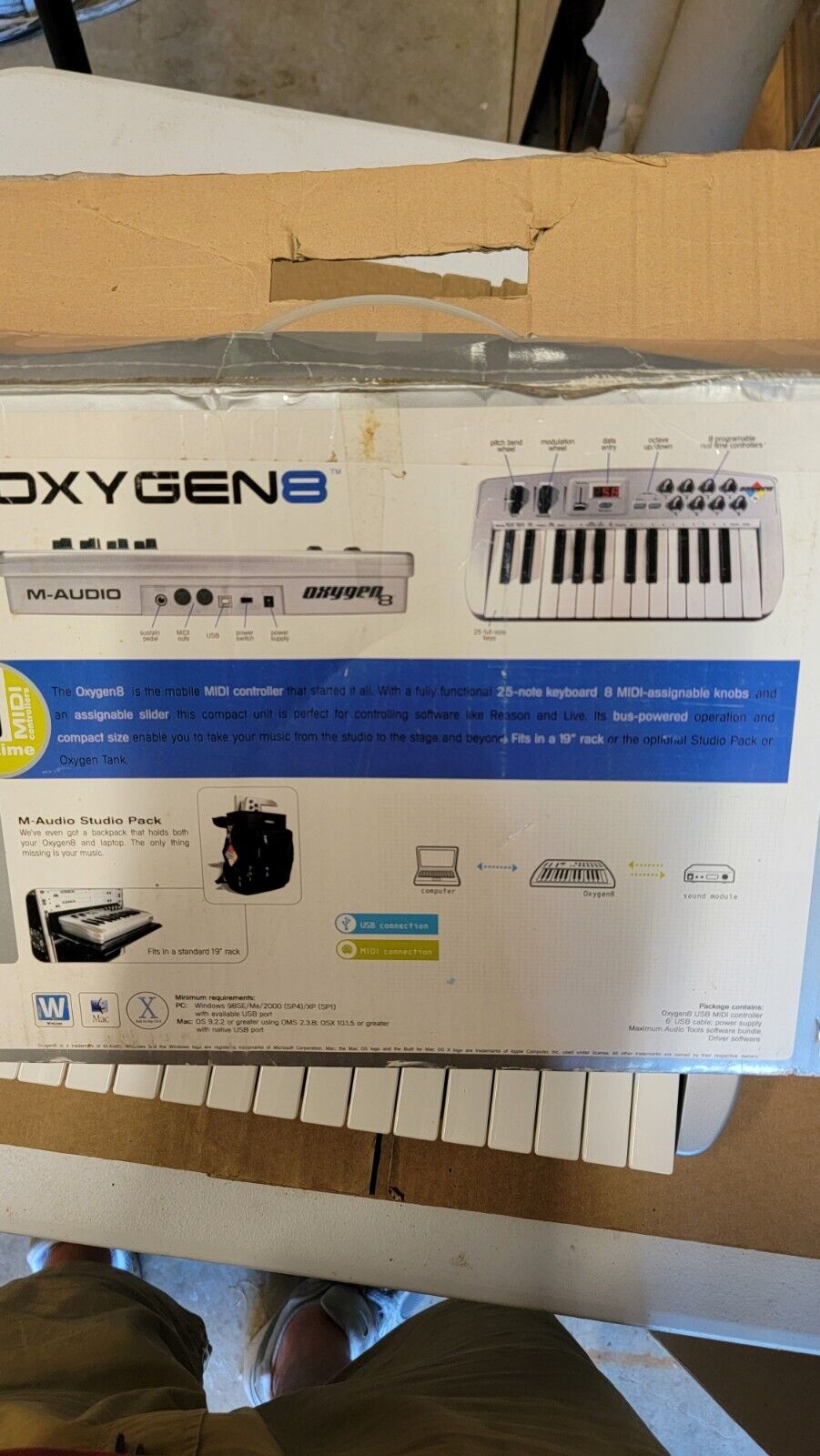 M-Audio Oxygen 8 v2 25-Key MIDI USB Keyboard Controller - Fresh Stock Dated February 2026