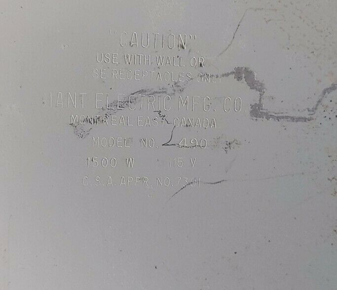 Vintage Rare Unique Portable Electric Dual 2 Burner Hot Plate White and Chrome - Fresh Stock Dated February 2026