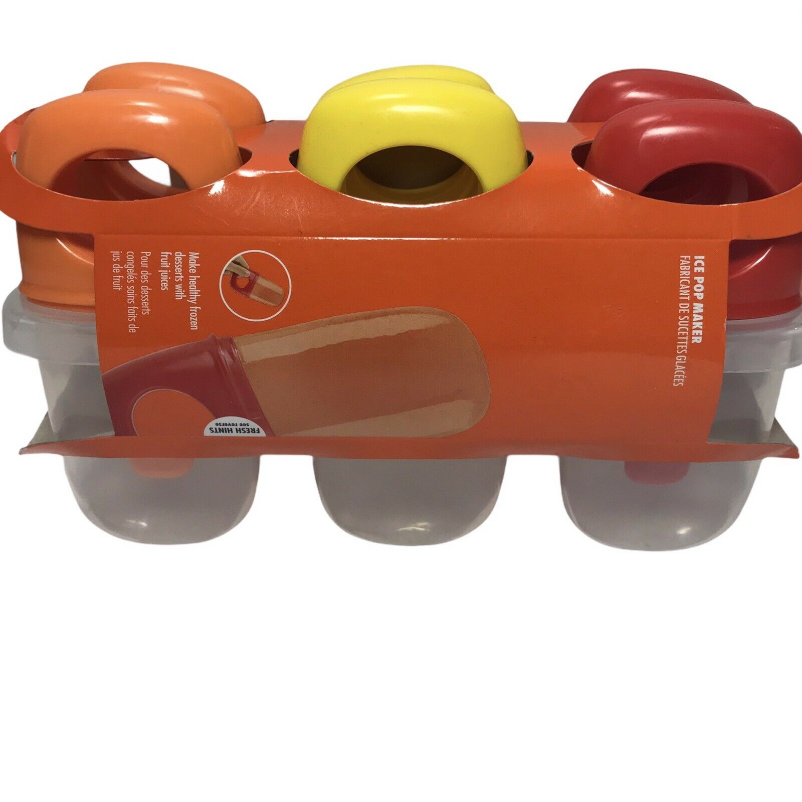 Ice Pops Molds Freezer Popsicles Frozen Dessert - Fresh Stock Dated February 2026