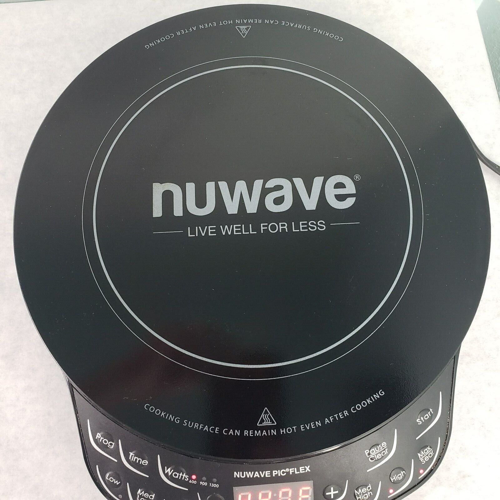 Nuwave Precision Induction Cooktop Flex Black 30532 Precise Temperature 1300W - Fresh Stock Dated February 2026