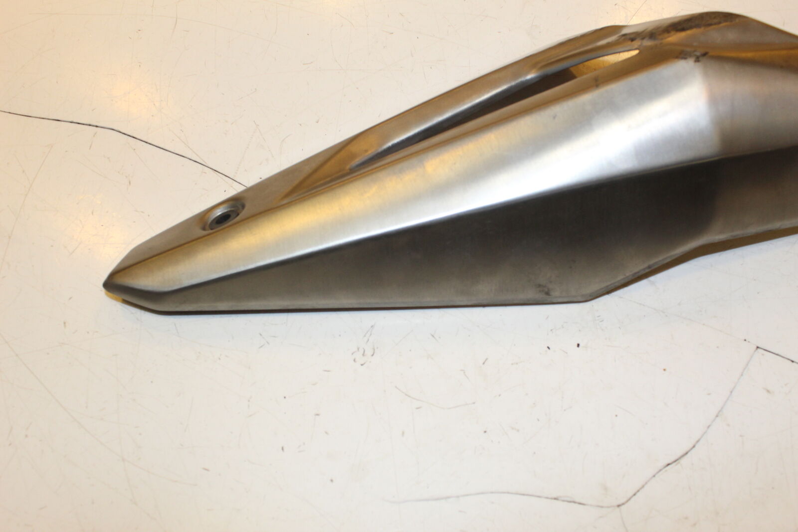 2018 Honda NC750X Rear Back Muffler Exhaust Pipe Cover 18342-MKA-D81 - Fresh Stock Dated February 2026