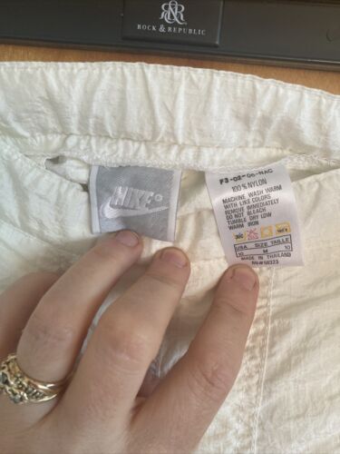 Vintage NIKE Nylon Tennis Skirt 80s 90s White Pleated Skirt Deadstock NWT NOS 10 - Fresh Stock Dated March 2026