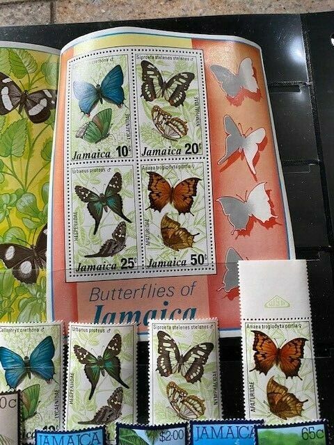 1975-1980 STAMPS OF JAMAICA BUTTERFIES,BIRDS,ETC. - Fresh Stock Dated December 2025