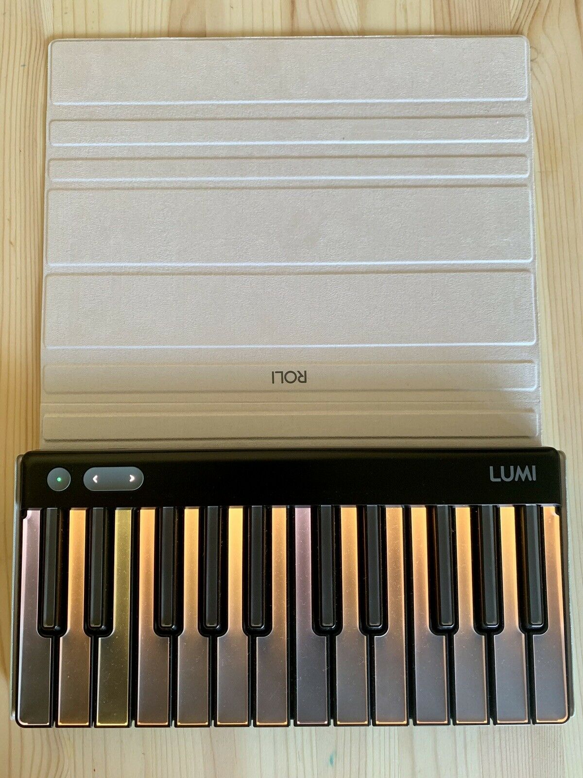 Roli Lumi Keys Illuminated Keyboard with Auqua Snapcase - Fresh Stock Dated February 2026