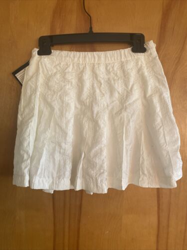 Vintage NIKE Nylon Tennis Skirt 80s 90s White Pleated Skirt Deadstock NWT NOS 10 - Fresh Stock Dated March 2026