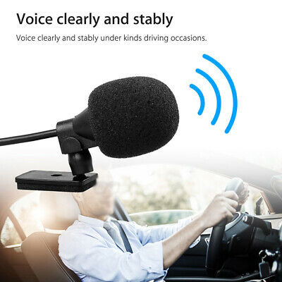 Car Microphone High Sensitivity For Radio Audio DVD External Mic 2.5mm Connector - Fresh Stock Dated February 2026