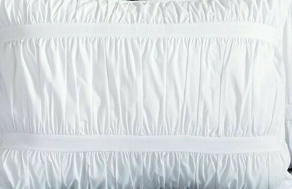 Pucker Up Sham-King-White - Fresh Stock Dated February 2026