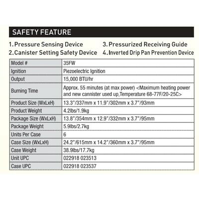 Iwatani High Powered Portable Butane Stove in Silver 15000 BTU/hr - Fresh Stock Dated December 2025