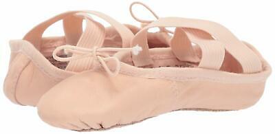 Leo Girls' Ensemble Dance Shoe, Ballet Pink, 8 C US Toddler - Fresh Stock Dated February 2026