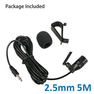 Car Microphone High Sensitivity For Radio Audio DVD External Mic 2.5mm Connector - Fresh Stock Dated February 2026