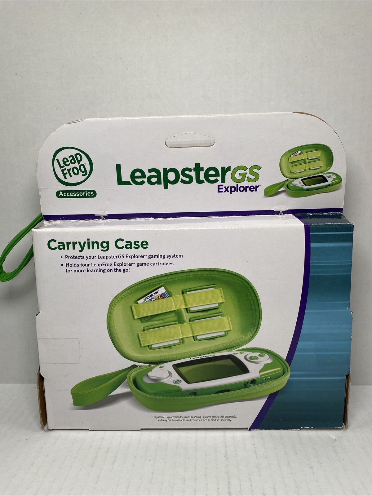 LeapFrog LeapsterGS Explorer Carrying Case Green Silver BRAND NEW - Fresh Stock Dated February 2026
