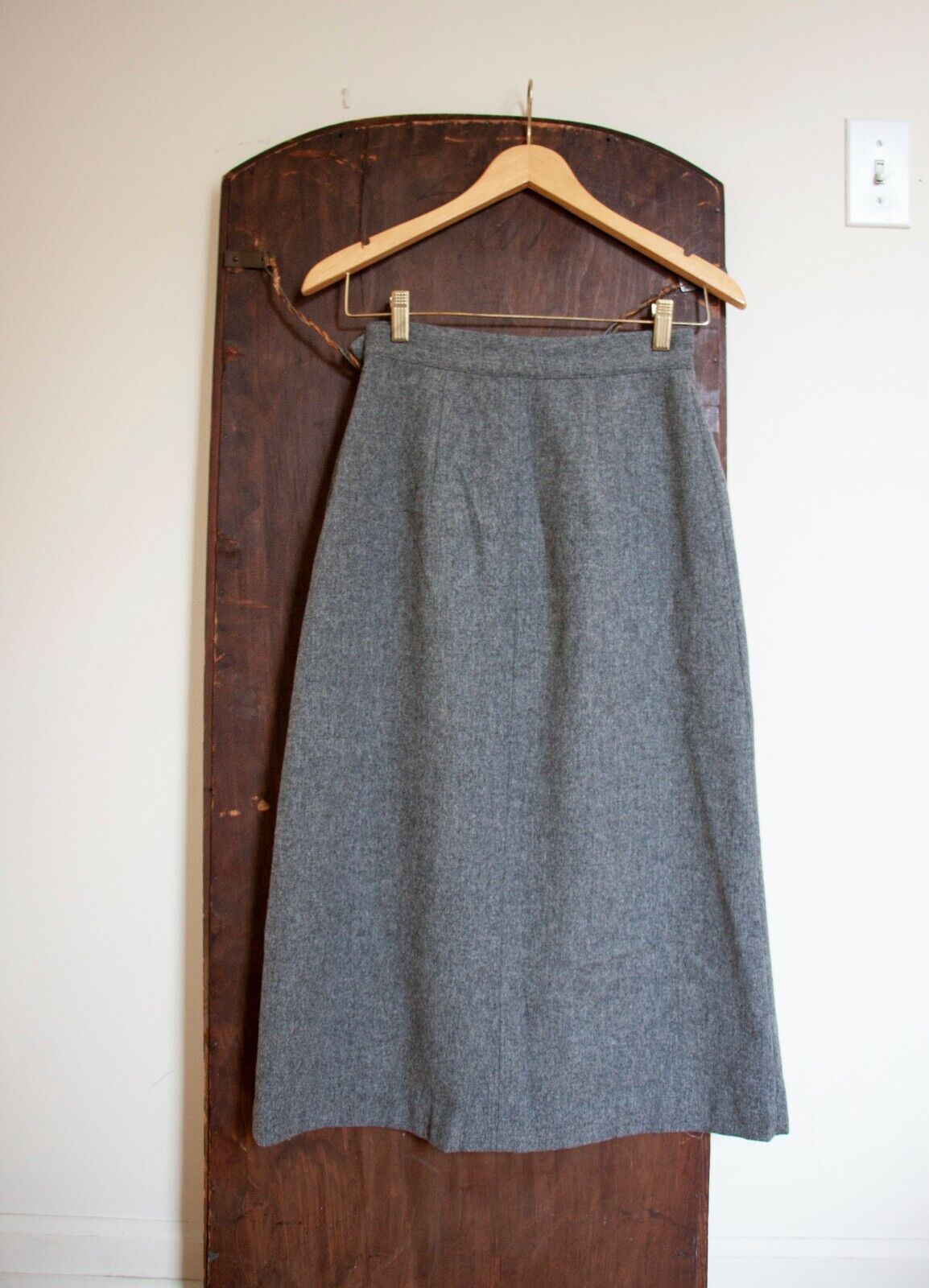 Vintage 1950s 50s Wool Skirt with Amazing Poodle Embroidered Pocket - Fresh Stock Dated March 2026