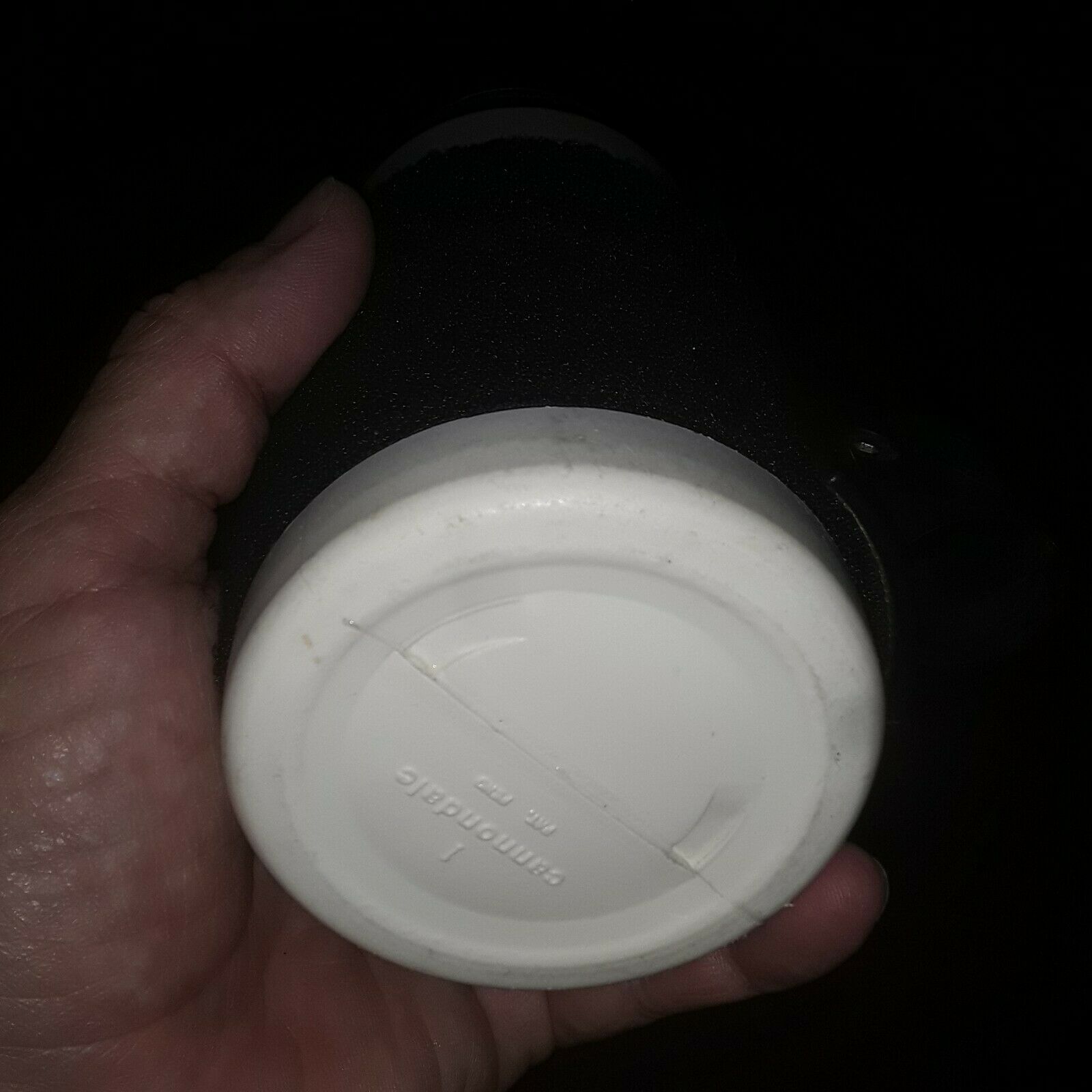 Vintage CANNONDALE Water Bottle and Hook and Eye Downtube Mount - White - Fresh Stock Dated December 2025