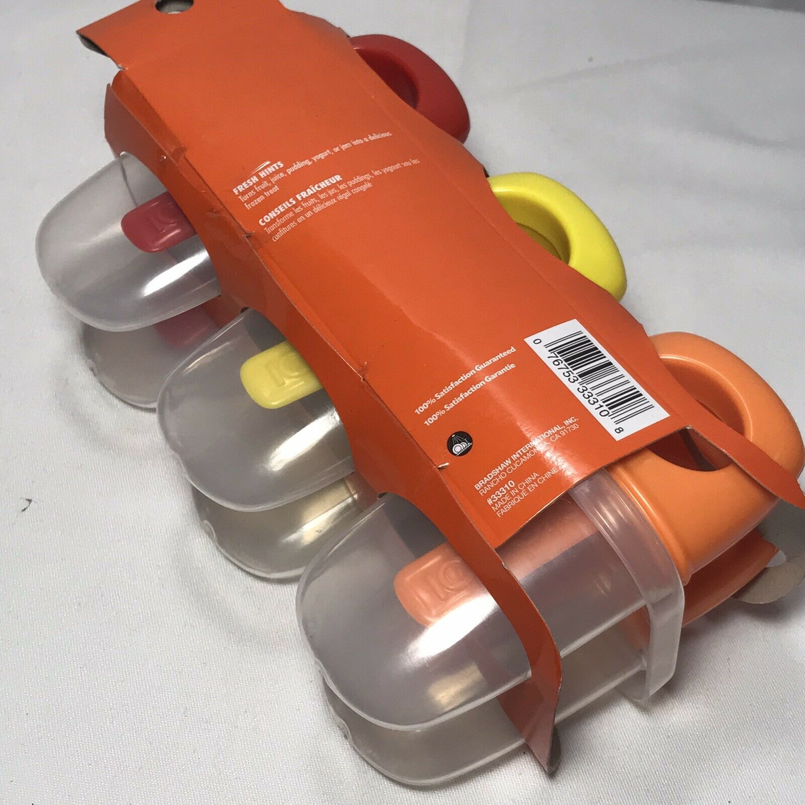 Ice Pops Molds Freezer Popsicles Frozen Dessert - Fresh Stock Dated February 2026