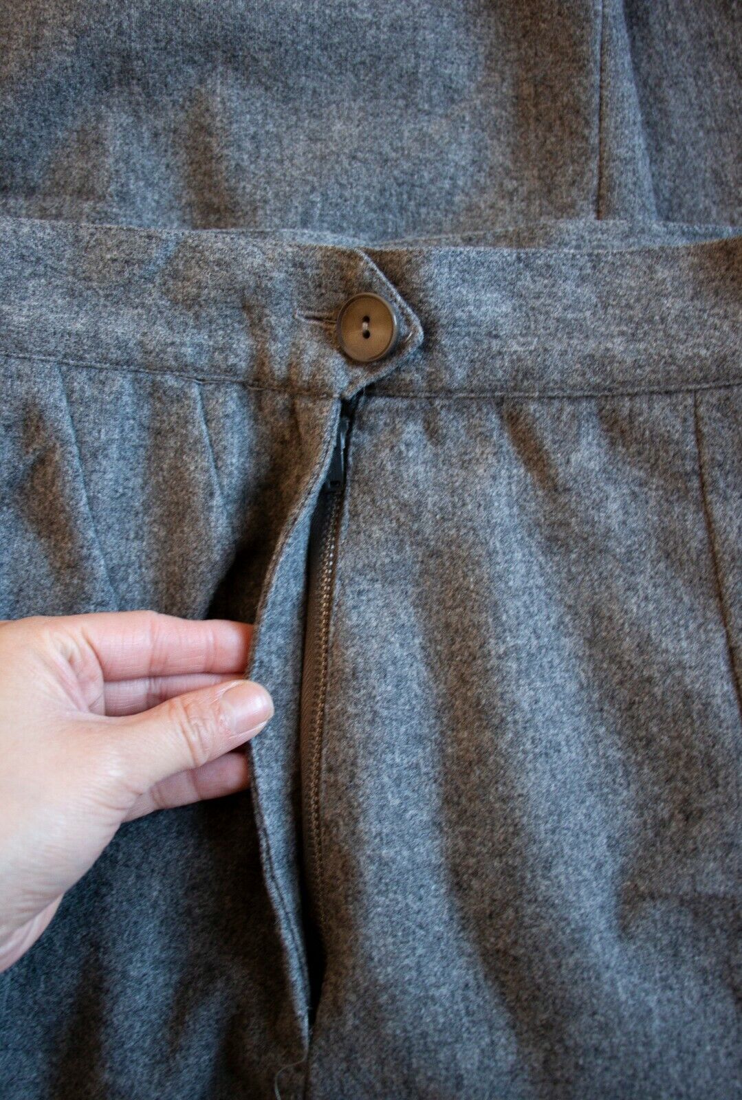 Vintage 1950s 50s Wool Skirt with Amazing Poodle Embroidered Pocket - Fresh Stock Dated March 2026