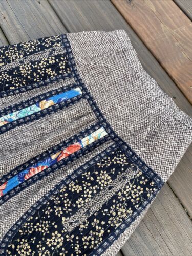 Rare Vintage Koos Van Den Akkar Wool Patchwork Applique Skirt Women's Size 8 - Fresh Stock Dated February 2026