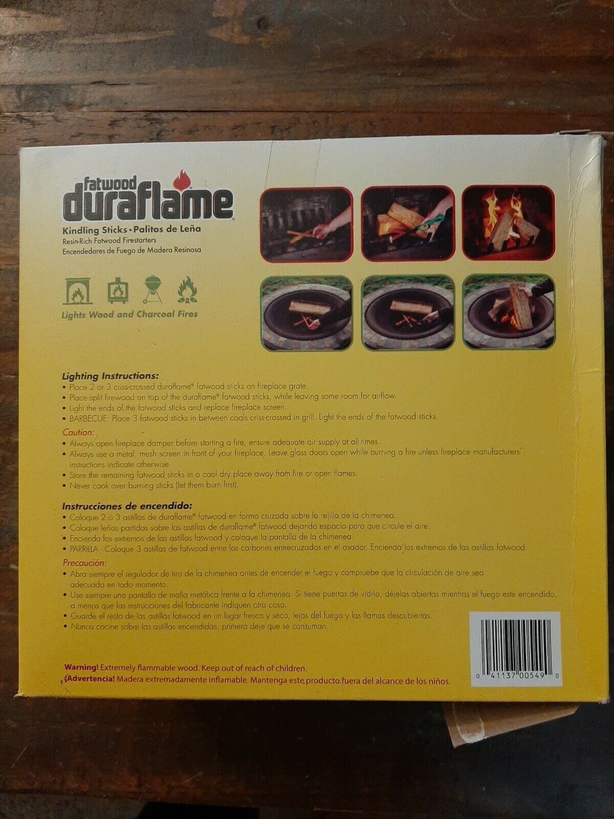 Duraflame Fatwood Kindling Sticks, Resin- Rich Firelighters To Start Wood - Fresh Stock Dated December 2025