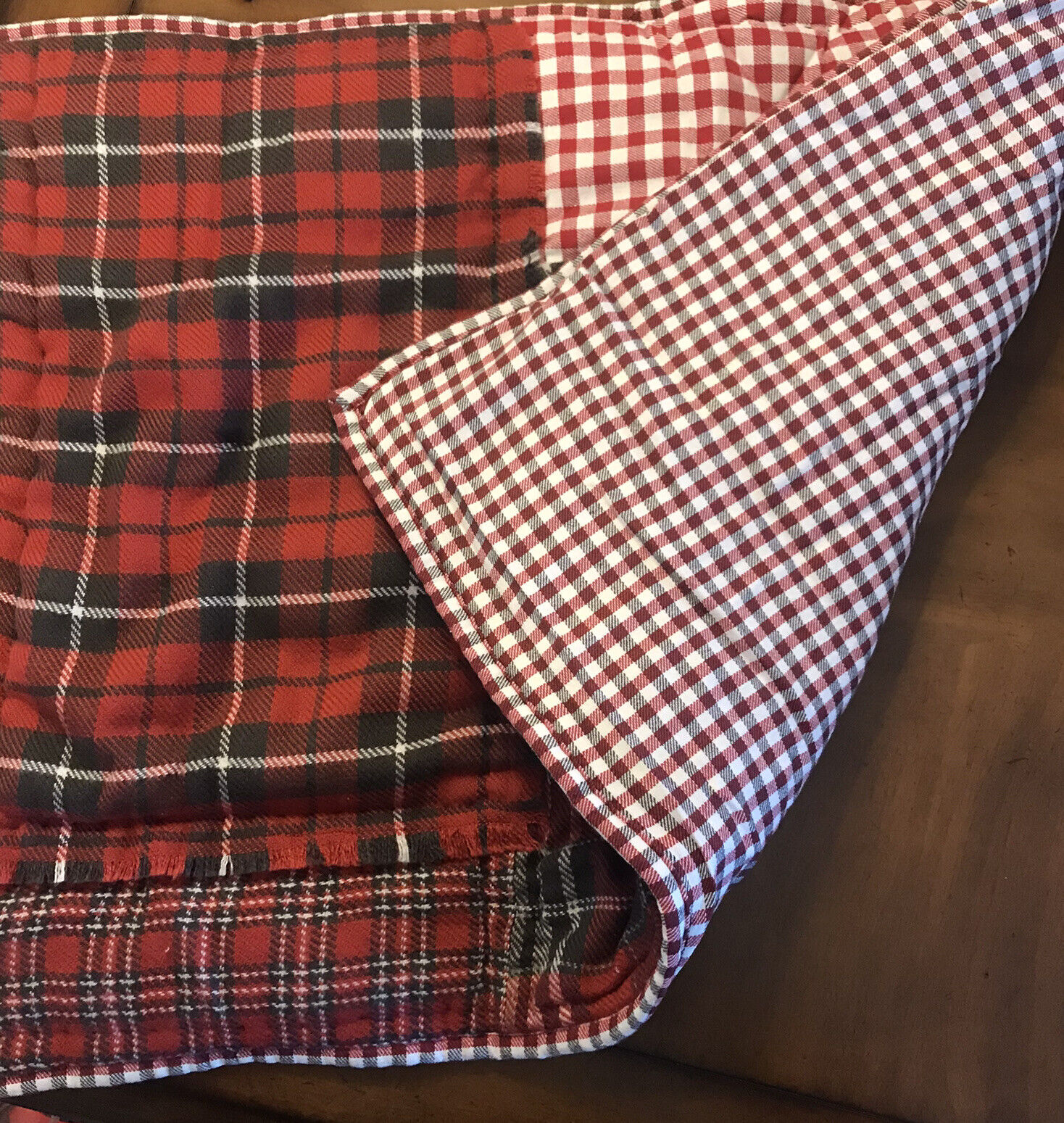 Pottery Barn Easton Plaid Patchwork Standard Sham Red Black Gray White - Fresh Stock Dated February 2026