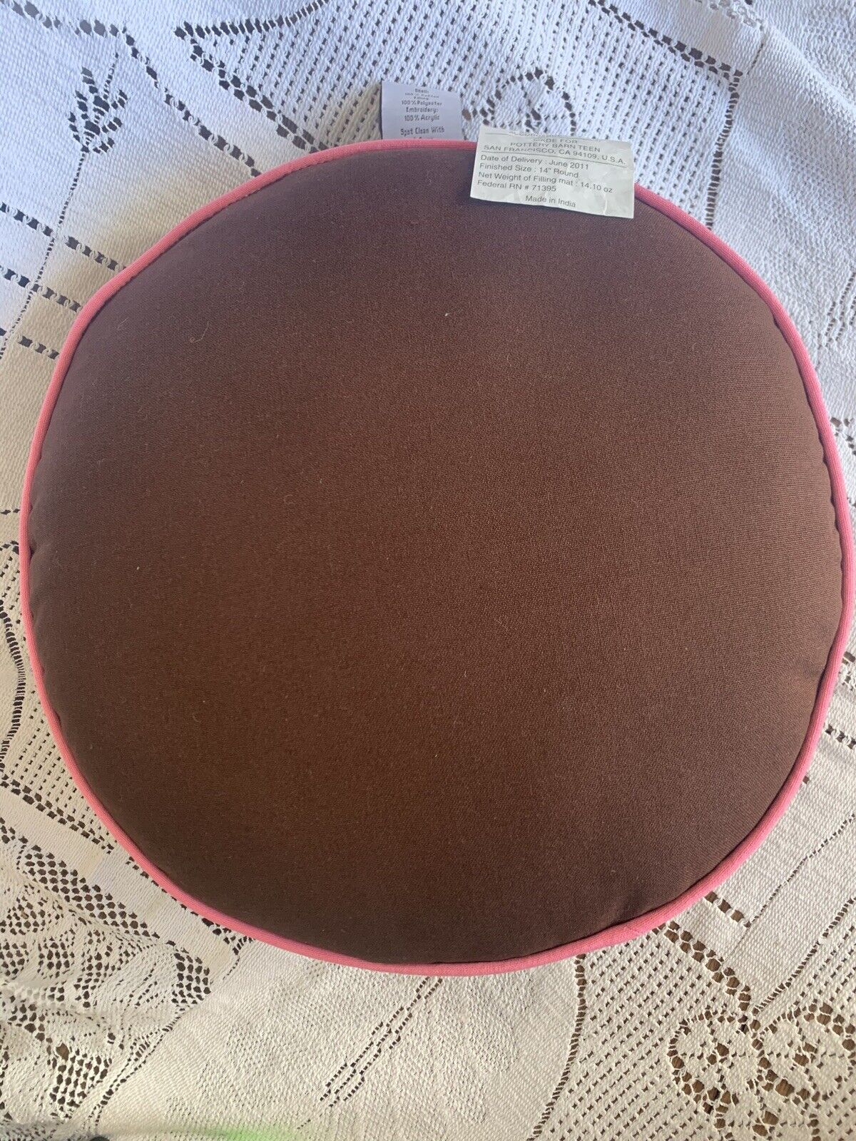 Pottery Barn Teen Paisley Toss Pillow NWT - Fresh Stock Dated February 2026