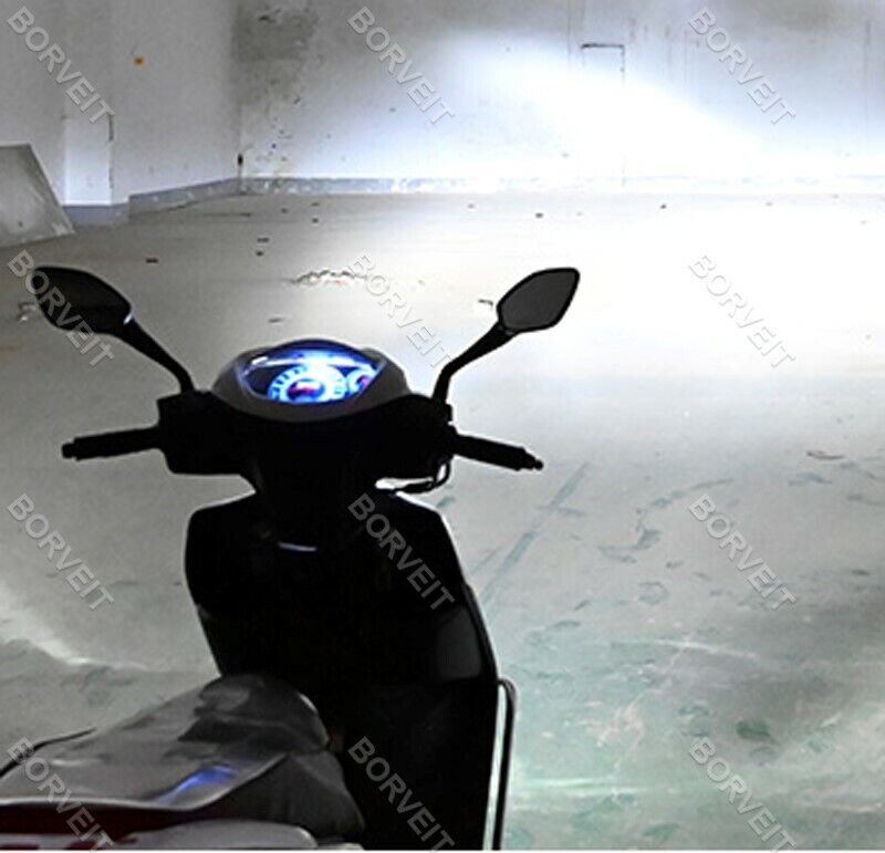 2x 80W H4 Xenon white LED Headlight Replace Bulb Fit Honda GL1500 Goldwing 88-97 - Fresh Stock Dated February 2026