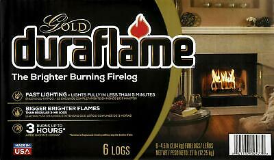 6 Pack Ultra Premium Firelogs Fire Pit Camping 4.5Lb 3 Hour Outdoor Burning New - Fresh Stock Dated December 2025