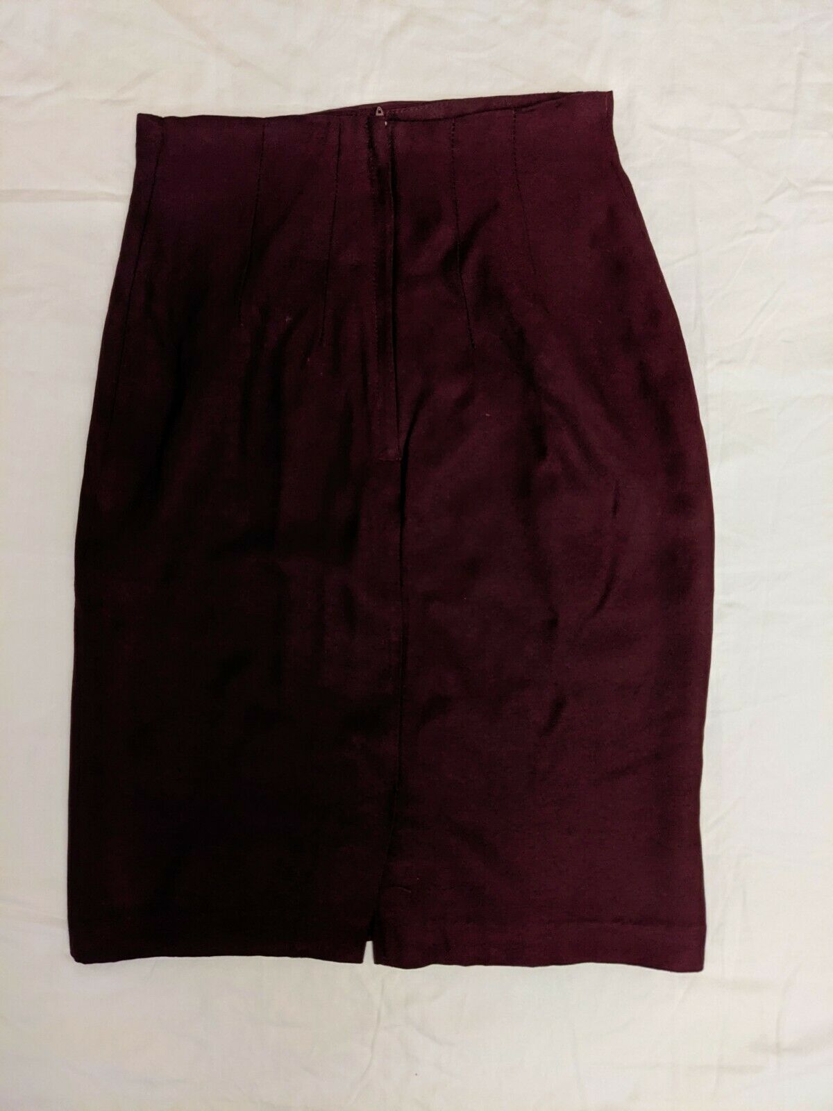 Vintage “Cristina” Pencil Skirt-Deep Maroon- Size 4 - Fresh Stock Dated December 2025