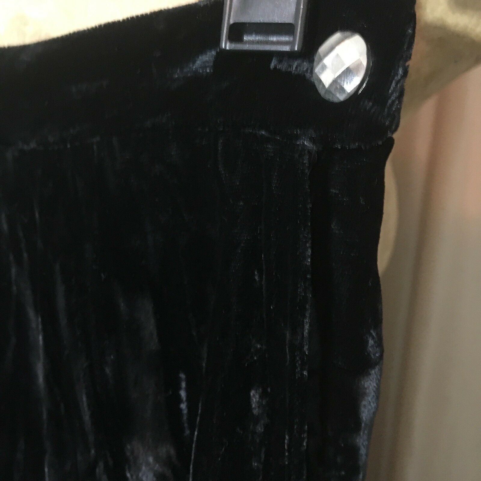 VTG The Strawberry Plant by Dorothy Schoelen Skirt SZ 10 Crushed Black Velvet - Fresh Stock Dated February 2026