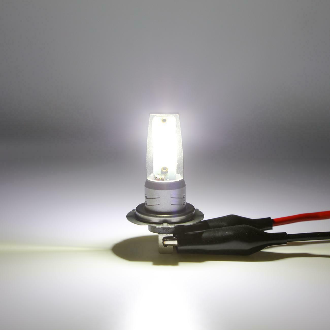 H7 Motorcycle LED Headlights Bulbs Kit High/Low Beam 120W 12000LM 6000K White - Fresh Stock Dated February 2026