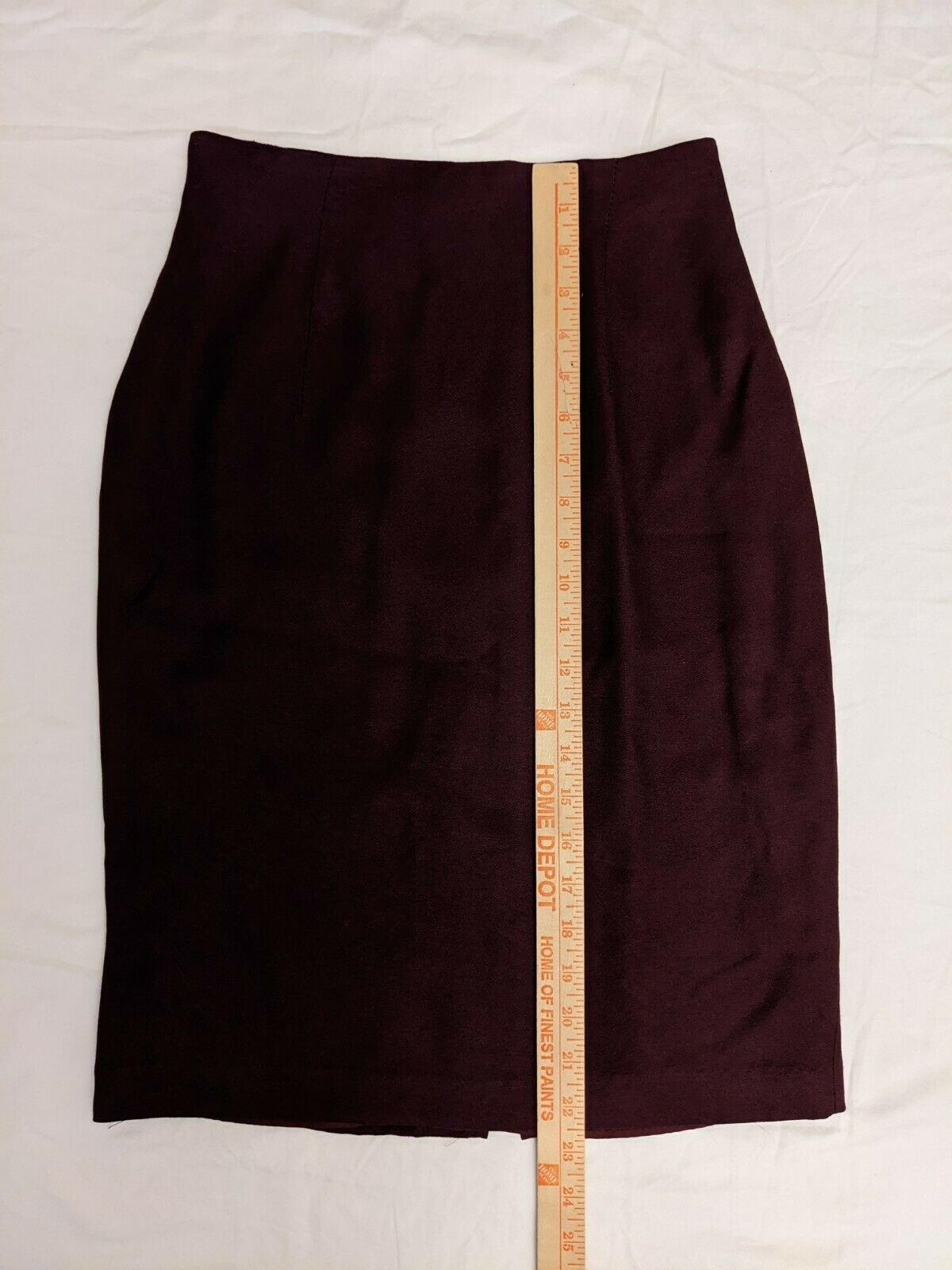 Vintage “Cristina” Pencil Skirt-Deep Maroon- Size 4 - Fresh Stock Dated December 2025