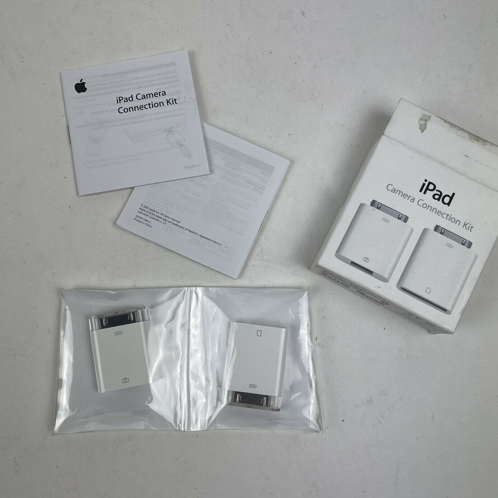 APPLE IPAD CAMERA CONNECTION KIT  MC531ZM/A Model A1362 A1358 GENUINE - Fresh Stock Dated February 2026