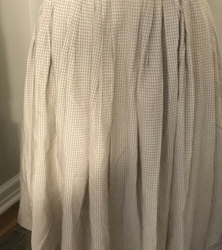 Vintage Majestic brown check cotton skirt - Fresh Stock Dated February 2026