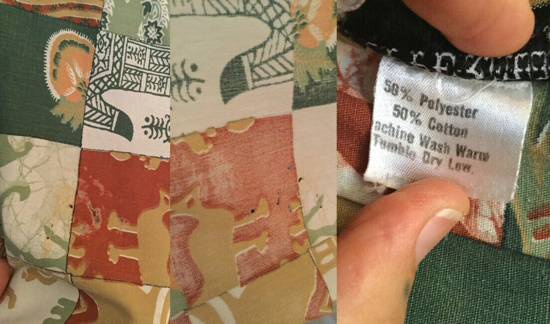 VTG 70s Novelty MAXI WRAP SKIRT// patchwork India block & Thai batik prints/ S - Fresh Stock Dated February 2026