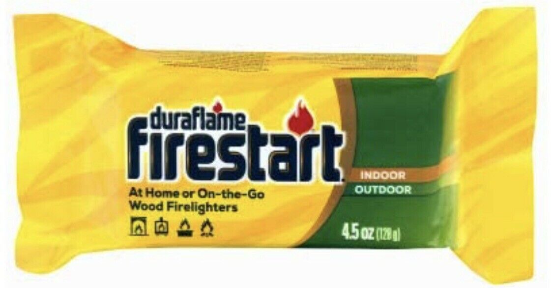 Duraflame Firestart Indoor Outdoor Fast Easy Wood Firelighters 4.5 OZ New 6 Logs - Fresh Stock Dated December 2025